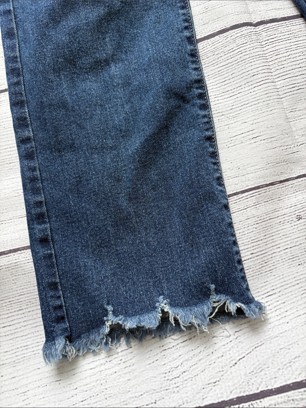 Nicole Miller SOHO High-Rise Slim Straight Jeans - Dark Blue Size 12 - Picture 8 of 13